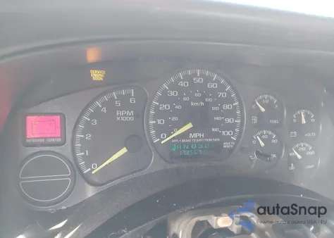 2000 Chevrolet Silverado 1500 Ls z USA, uszkodzony, nr VIN 2GCEC19T8Y1102551